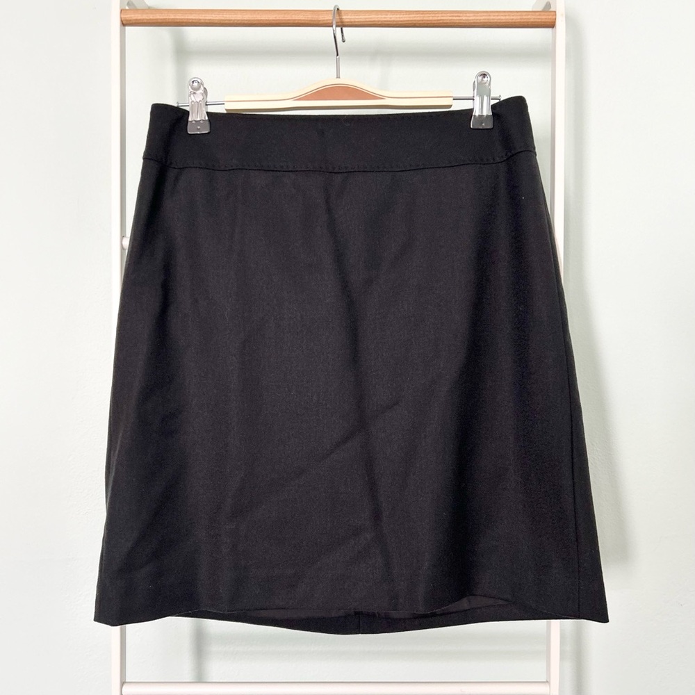 Talbots Petite Wool A-line Mini Skirt
